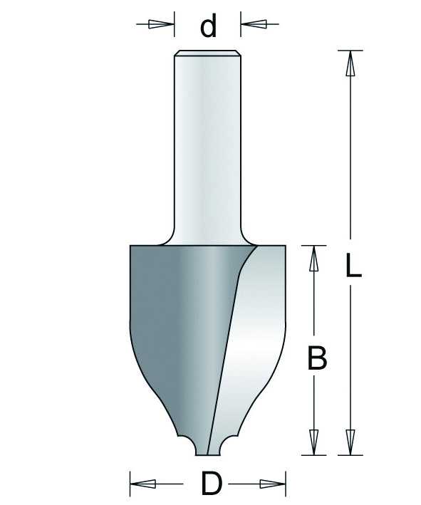 HM Verticale Bossingfrees Klassiek 8mm